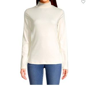 Talbots Large Mock Neck Top